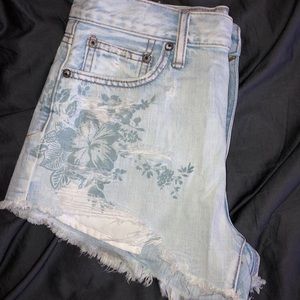 American eagle jean shorts